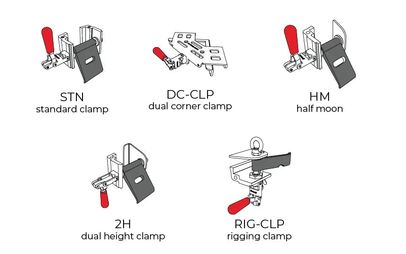 AV-Drop clamps