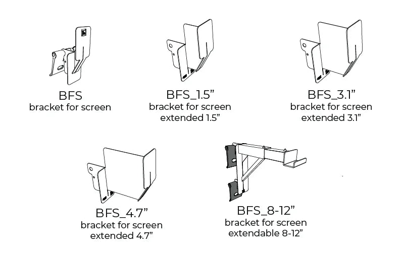 Screen brackets
