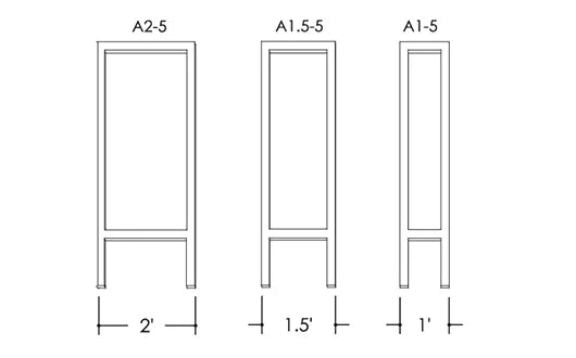 A2-5, A1.5-5, A1-5