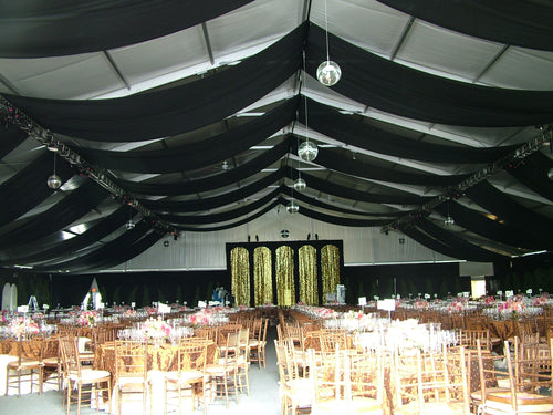 Sheer Black Drape