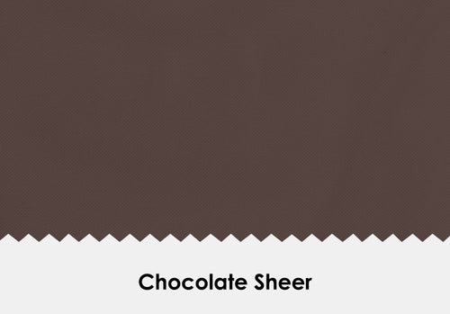Sheer Chocolate Drape