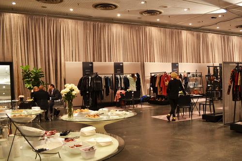 Supervel Taupe Event Drape