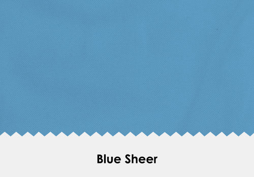 Sheer French Blue Drape