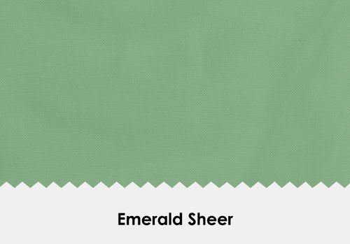 Sheer Emerald Drape