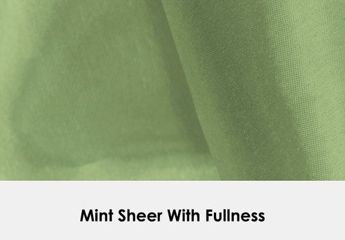 Sheer Mint Drape