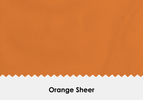 Sheer Orange Drape
