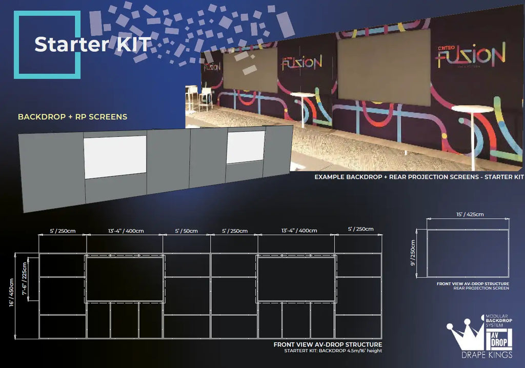 Starter Kit Backdrop + RP Screens