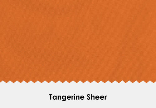 Sheer Tangerine Drape