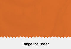 Sheer Tangerine Drape