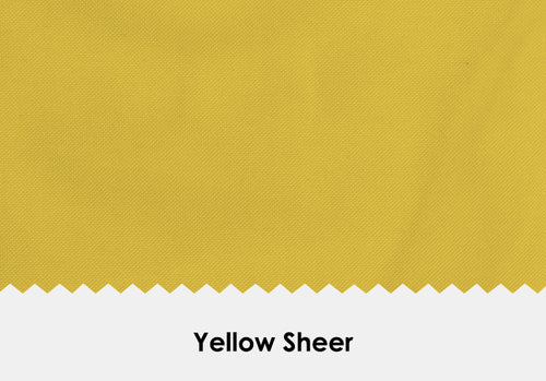Sheer Yellow Drape