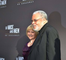 Step & Repeat, James Earl Jones and wife Cecilia Hart-Longacre, Theatre, Of Mice and Men Opening Night